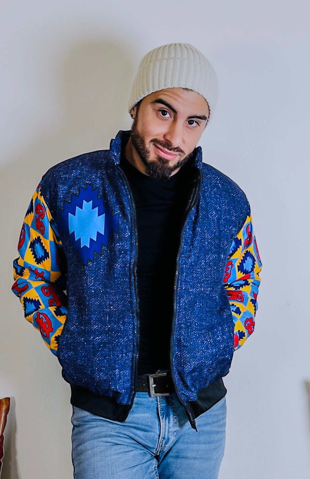 Shop Ankara combo varsity jacket - Ezy Wear LLC