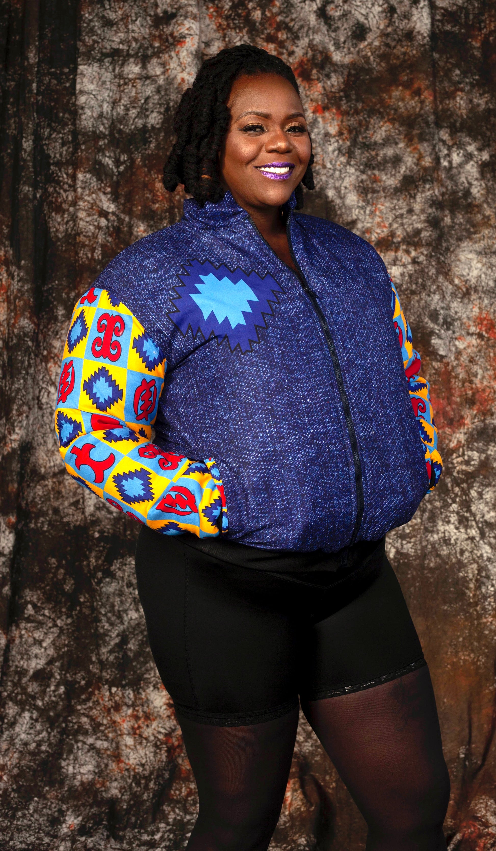Shop Ankara combo varsity jacket - Ezy Wear LLC