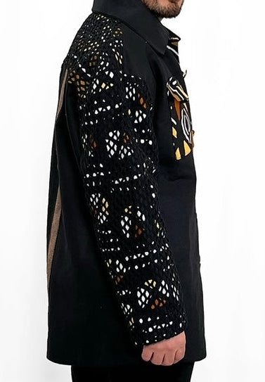 Ankara inspired Shirt Jackets for Men | Ezy Wear LLC