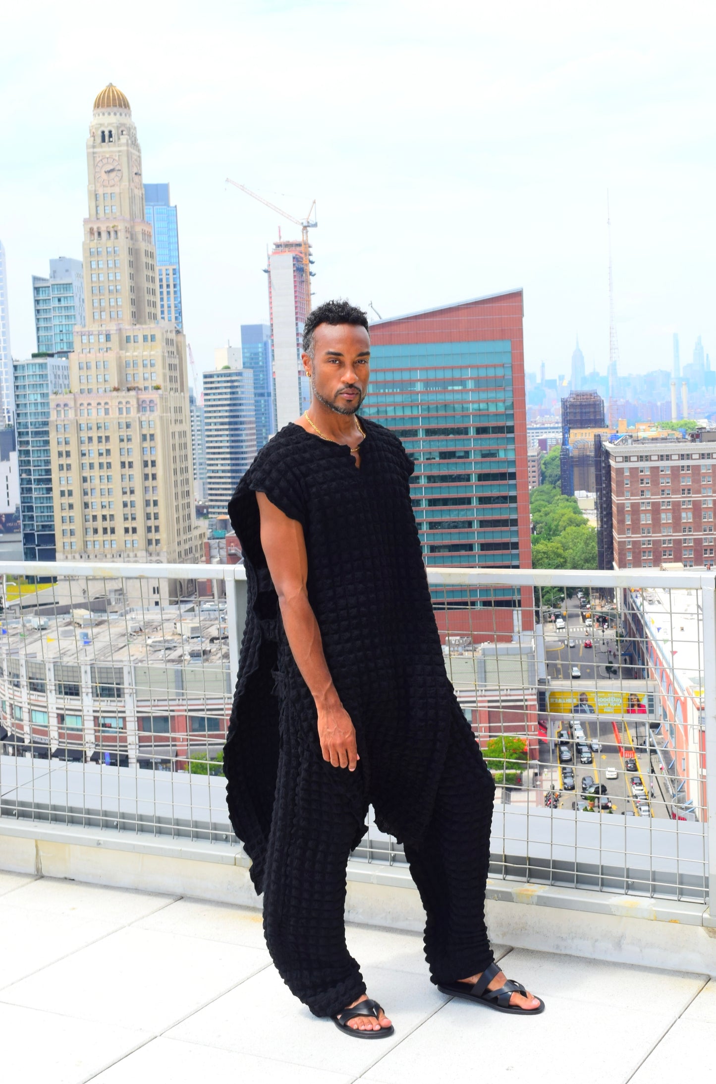 Ezywear 2piece modern and stylish sleeveless caftan