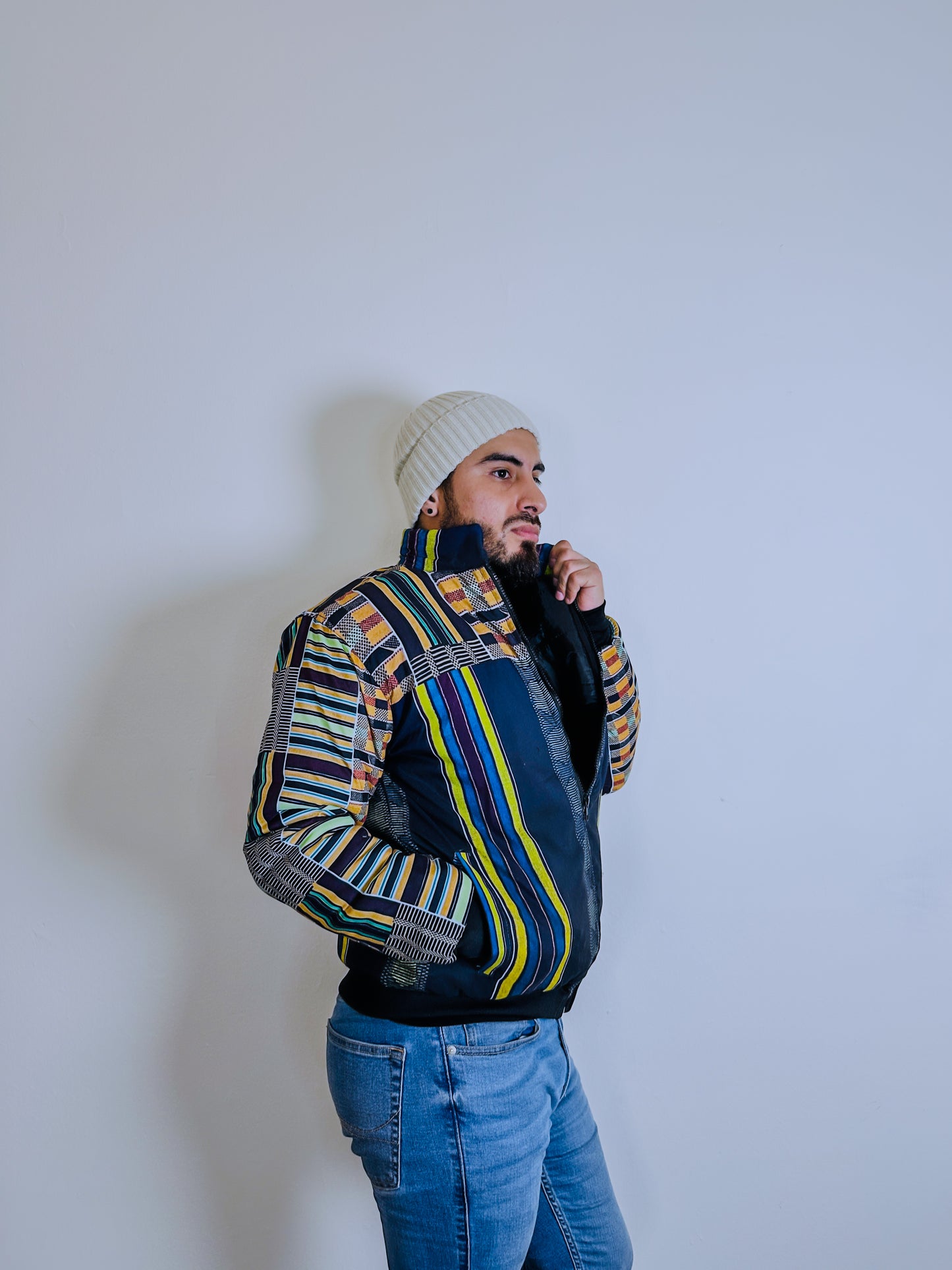 Ankara Varsity Jacket